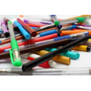 Coloured Pens Pencils ETC