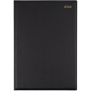 Collins belmont diary A4 day to a page black