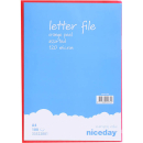 Niceday letter file assorted colours pack 100