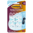 Command adhesive mini clear hooks with clear strips