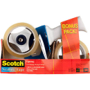 3m bps-1 scotch packaging tape dispenser and tape pack 2 rolls