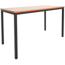 Rapidline steel frame drafting height table 1500 x 750 x 900mm beech