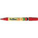 Artline 70 permanent marker fine bullet 1.5mm red