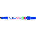 Artline 90 permanent marker chisel 2-5mm blue