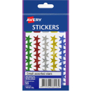 Avery 932352 merit star stickers small assorted pack 90