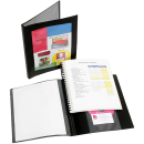 Marbig pro series with frame display book refillable A4 20 pocket black