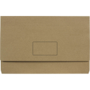 Marbig slimpick document wallet foolscap enviro kraft pack 10
