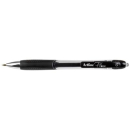 Artline flow retractable ballpoint pen medium 1.0mm black