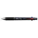 Artline flow retractable ballpoint pen medium 1.0mm 4-colour charcoal