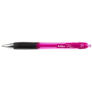 Artline flow retractable ballpoint pen medium 1.0mm pink