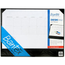 Bantex desk pad with weekly calendar 450 x 590mm black