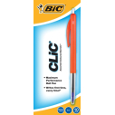 Bic clic retractable ballpoint pen medium 1.0mm blue