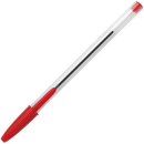 Bic cristal ballpoint pen medium red box 50