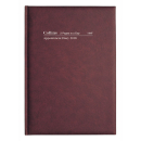 Collins appointment hardcover diary A4 2 pages to day 15 minute burgundy