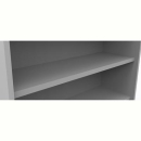 Rapid vibe bookcase shelf 900 x 300 x 25mm grey