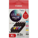 Canon cli651xl inkjet cartridge value pack