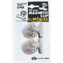 Celco letter clip magnetic 32mm chrome pack 2