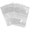 Clip seal bags resealable plastic write on 230x305 pkt 100