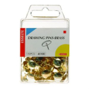 Esselte 45100 drawing pins brass pack 150
