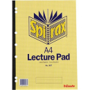 Spirax lecture pad A4 side bound