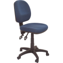 Rapidline operator chair medium back 2 lever navy blue