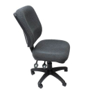 Rapidline ergonomic typist chair square back seat/back tilt navy