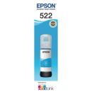 Epson T522 inkjet ecotank ink bottle Cyan
