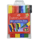 Faber-castell connector pen assorted wallet 10