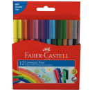 Faber-castell connector pen assorted wallet 12