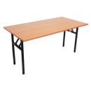 Rapidline folding table 1500 x 750mm laminate top beech