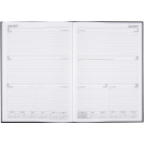 Cumberland financial year casebound diary A4 week to view black