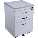Rapid vibe mobile pedestal 2 drawer 1 filing 690 x 465 x 447mm grey