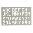 Helix digital lettering stencil