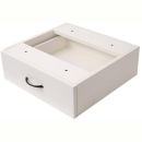 Rapid vibe desk pedestal fixed 1 drawer 465 x 447 x 152mm white