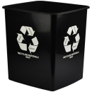 Italplast tidy bin recycle only 15 litre black