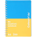 Colourhide notebook A5 200 page assorted