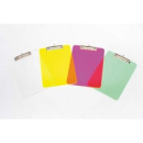 Marbig plastic clipboard A4 coloured