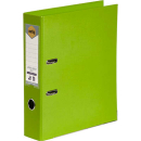 Marbig linen lever arch file PE A4 lime