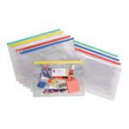 Marbig clear case wallet A4 335x245mm assorted colours