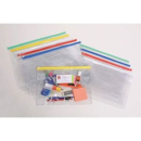 Marbig clear case wallet A5 235x185mm assorted colours