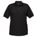 Prime mover MP101 micro mesh polo shirt short sleeve black extra large