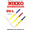 Nikko 99l permanent marker finepoint 0.4mm black