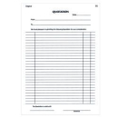 Olympic 750 quotation book carbonless duplicate 297 x 210mm a4 50 leaf