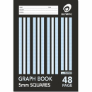 Graph book A4 48 page 5mm grid