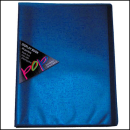 Colby pop display book 10 pockets blue
