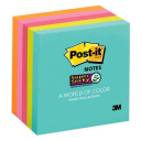 Post-it super sticky notes miami 76 x 76mm 90 sheet pack 5