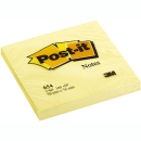 Post-it 654 original notes 76 x 76mm 100 sheet pad yellow