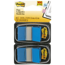 Post-it flags blue twin pack 100