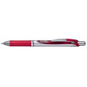 Pentel energel retractable gel ink pen fine 0.7mm red