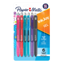 Papermate coloured gel pens pack 6